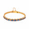 Bracelet en or rose et jaune avec saphirs et rubis 58 Facettes 4776474CN