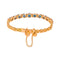 Bracelet en or rose et jaune avec saphirs et rubis 58 Facettes 4776474CN