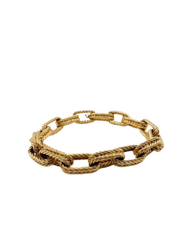 Van Cleef & Arpels - Bracelet vintage en or jaune 18K 58 Facettes BO/ 260248
