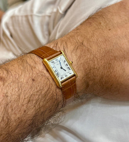 Cartier Tank Louis - Montre en or jaune 58 Facettes Cm