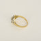 54 Bague Volute en or jaune, or gris et diamants taille rose 58 Facettes GoldenL-2