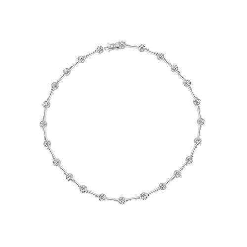 Embrace - Bracelet tennis en or blanc et diamants 58 Facettes GBT1040WG