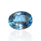 Topaze bleue du Brésil - Pierre ovale mixte 12,03 ct 58 Facettes #26-128-TPBLOV