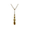 Collier pendentif gouttes en or jaune 58 Facettes 330098531