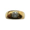 56 Bague jonc en or jaune 750 et diamant 58 Facettes 330096520