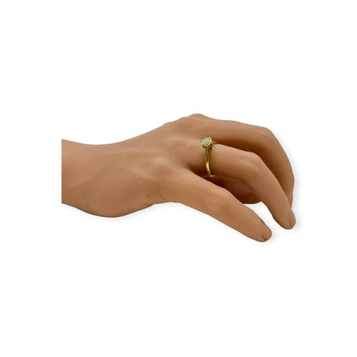 52 Bague solitaire en or jaune 750 et diamant 0,70 ct 58 Facettes 330096527
