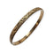 Bracelet jonc gravé en or jaune 58 Facettes 330096921