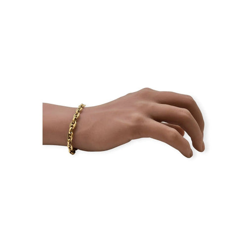 Bracelet maille grain de café en or jaune 58 Facettes 330099366