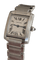 Montre Cartier Tank Française - Montre en acier inoxydable 58 Facettes 1