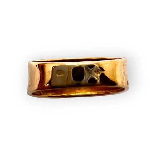 52 Bague jonc en or jaune et diamants 58 Facettes 330097453