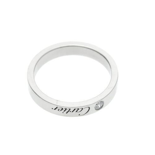 Bague 49 Cartier C de Cartier - Alliance en platine et diamant 58 Facettes zi7eyqkedr