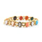Bracelet vintage en or 18 carats avec camées et pierres dures 58 Facettes 113T20_M