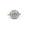 Bague 50 Art déco - Bague en platine 950 et diamants 58 Facettes SA052