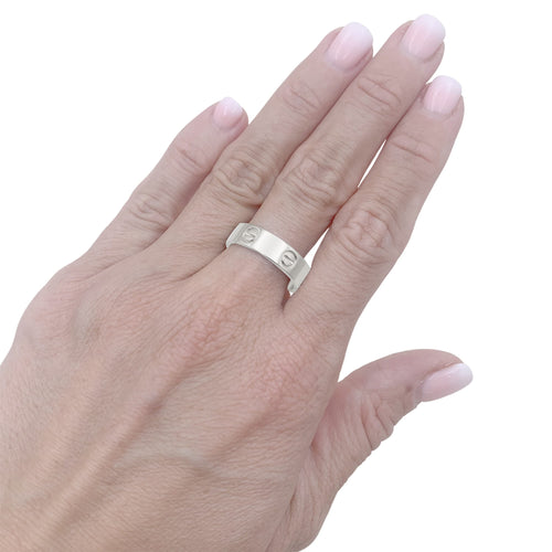 Bague 58 Cartier Love Classique - Bague en or blanc 58 Facettes 35841