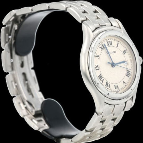 Cartier Cougar - Montre en acier 58 Facettes MT43966