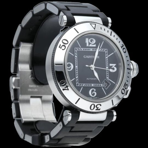 Cartier Pasha Seatimer - Montre en acier 58 Facettes MT47458