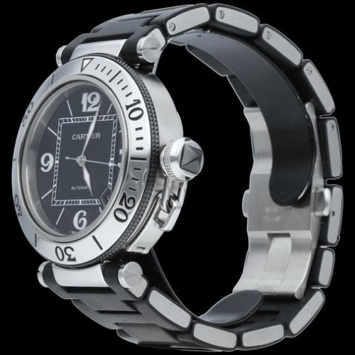 Cartier Pasha Seatimer - Montre en acier 58 Facettes MT47458