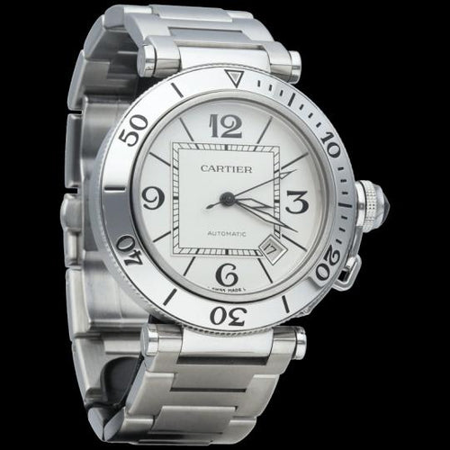 Cartier Pasha Seatimer - Montre en acier 58 Facettes MT47459
