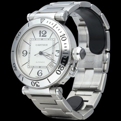 Cartier Pasha Seatimer - Montre en acier 58 Facettes MT47459