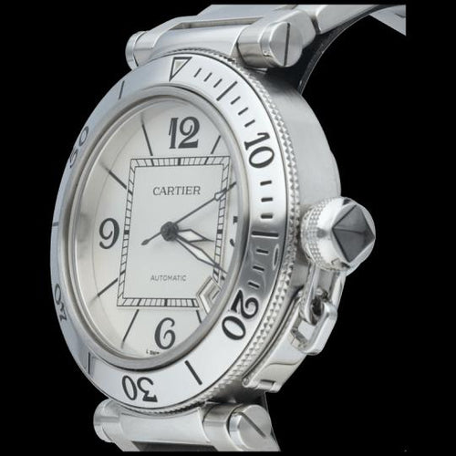 Cartier Pasha Seatimer - Montre en acier 58 Facettes MT47459