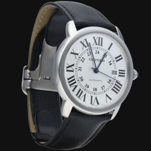 Cartier Ronde Solo - Montre automatique en acier 58 Facettes MT47482