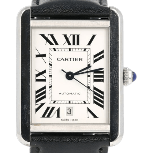 Cartier Tank Solo XL - Montre en acier 58 Facettes MT47487