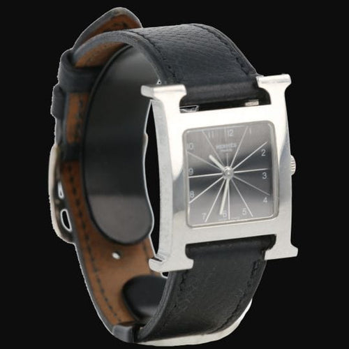 Hermès Heure H - Montre en acier 58 Facettes MT45406