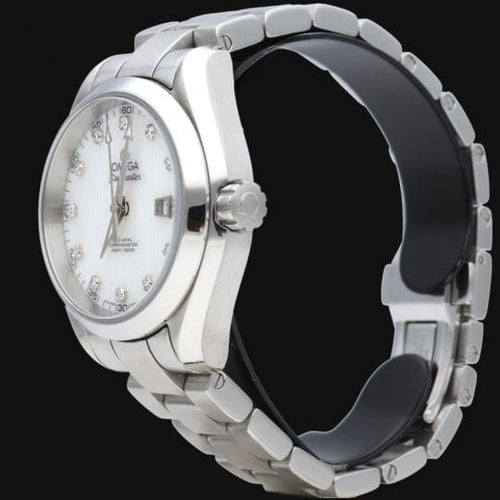 Omega Seamaster Aqua Terra 150M - Montre en acier et diamants 58 Facettes MT45554