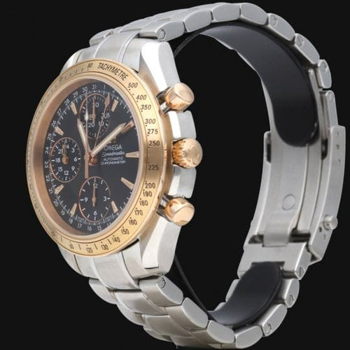 Omega Speedmaster - Montre Day-Date automatique en or rose et acier 58 Facettes MT47399