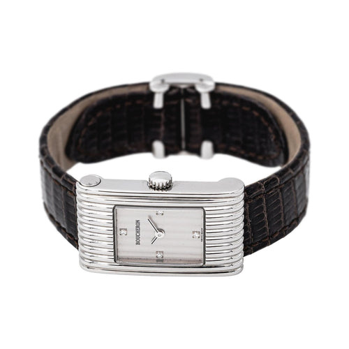Boucheron Reflet - Montre en acier et diamants 58 Facettes 5807553RV