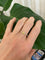 54 Bague solitaire en or jaune 18K, diamant Fancy Intense Yellow et diamants 58 Facettes ring