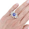 Bague 50 Manalys - Bague en or blanc, diamants et saphir 58 Facettes 35910