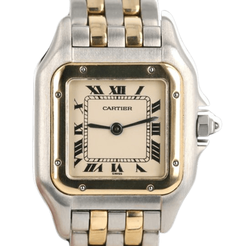 Montre Cartier Panthère - Montre en or jaune et acier 58 Facettes MT47447