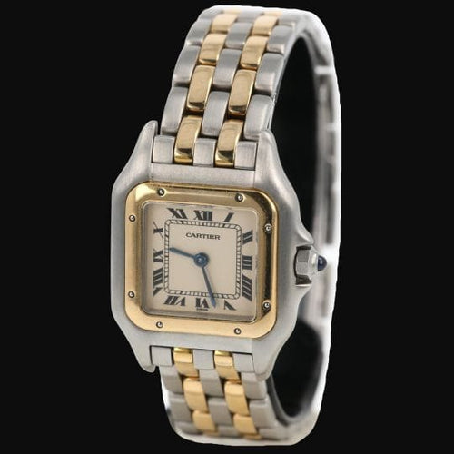 Cartier Panthère - Montre en or jaune et acier 58 Facettes MT47447