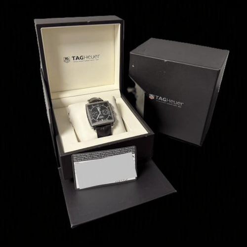 TAG Heuer Monaco - Montre chronographe Calibre 12 en acier 58 Facettes MT47553