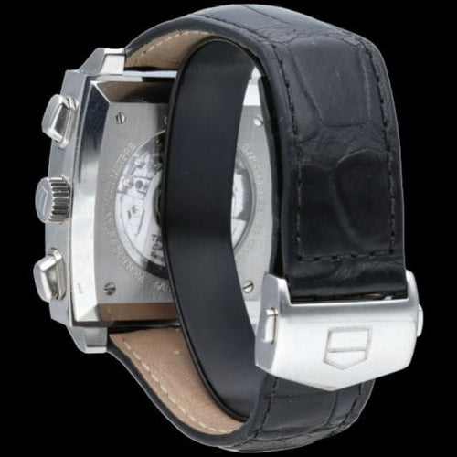 TAG Heuer Monaco - Montre chronographe Calibre 12 en acier 58 Facettes MT47553