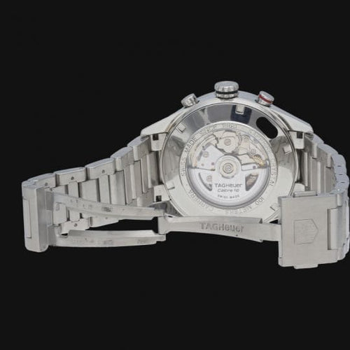 TAG Heuer Carrera - Montre Calibre 16 Chronograph en acier 58 Facettes MT47430