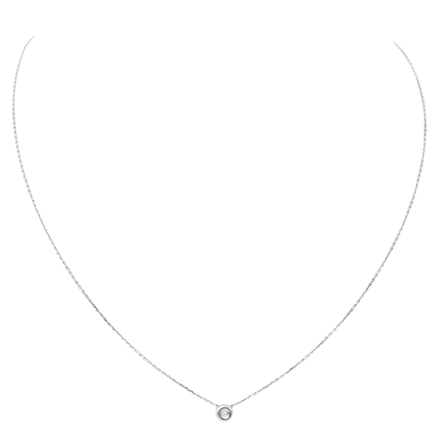 Collier en or blanc et diamant 58 Facettes 579061RV