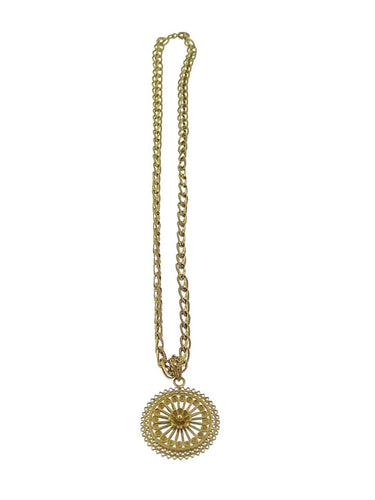 Collier portugais en or jaune 19 carats 58 Facettes C1572D