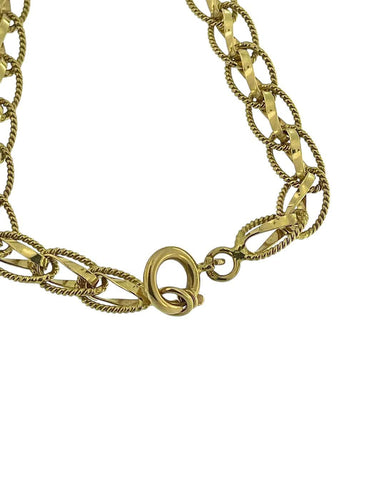 Collier portugais en or jaune 19 carats 58 Facettes C1572D
