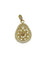 Pendentif traditionnel portugais en or jaune 19 carats 58 Facettes P1830D