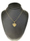 Pendentif traditionnel portugais cœur en or jaune 19 carats 58 Facettes P1831D