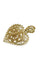 Pendentif traditionnel portugais cœur en or jaune 19 carats 58 Facettes P1831D