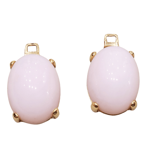 Boucles d'oreilles en or rose, opales et diamants 58 Facettes PE436T464