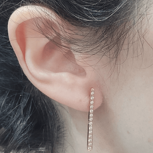 Boucles d'oreilles en or rose, opales et diamants 58 Facettes PE436T464