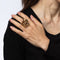 Bague Bague sirène vintage en or jaune 14 carats, diamants, émeraude et saphirs 58 Facettes G13679