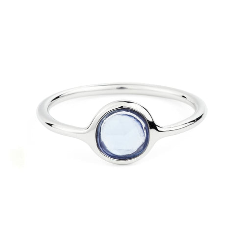 53 Love More - Bague en or blanc 18K et saphir 58 Facettes GBR1206LB