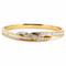 Bracelet jonc en or jaune 18 carats et diamants 58 Facettes 90952