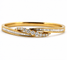Bracelet jonc en or jaune 18 carats et diamants 58 Facettes 90952