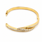 Bracelet jonc en or jaune 18 carats et diamants 58 Facettes 90952